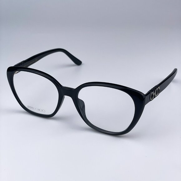 NEW Jimmy Choo JC252/F 807 Black Square Women Eyeglasses - Picture 3 of 9